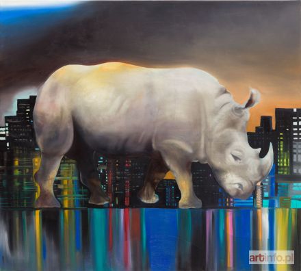 ŁAKOMSKA Monika | Lost white rhino, 2017 r.