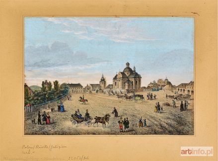 AUER Karol | Rynek w Żółkwi, 1858