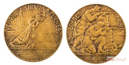 THEUNIS Paul | MEDAL, 25 ROCZNICA PRZYZNANIA 7. PUŁKOWI ORDERU LEOPOLDA, 1939