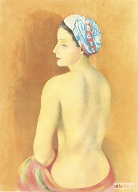 KISLING Mojżesz | Akt w turbanie [Nu au turban], 1952