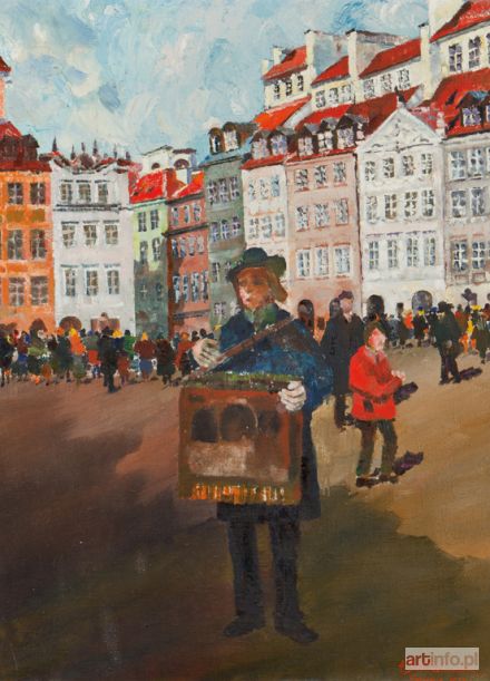 SIESTRZEŃCEWICZ Antoni | KATARYNIARZ NA WARSZAWSKIM RYNKU, 1978