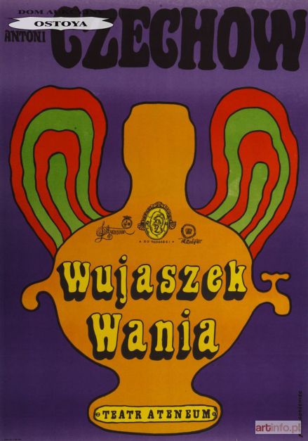 MŁODOŻENIEC Jan | Plakat ANTONI CZECHOW, WUJASZEK WANIA, 1968