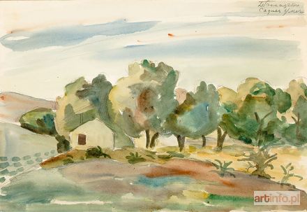 PRONASZKO Zbigniew | Pejzaż z Cagnes (Cagnes sur Mer), 1928 r.