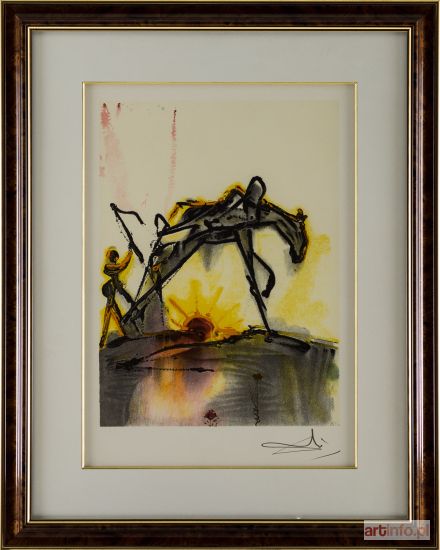 DALI Salvador | Le Cheval de Labeur z teki Les Chevaux de Dali, 1983