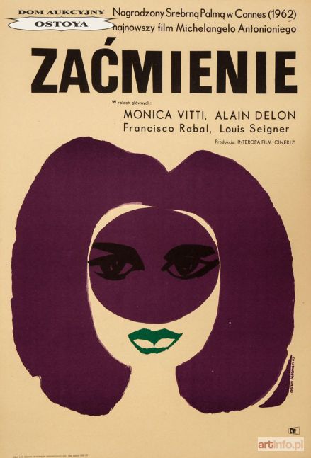 DĄBROWSKI Andrzej Oniegin | Plakat do filmu ZAĆMIENIE, 1963