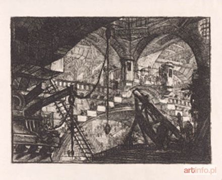 PIRANESI Giovanni Battista (Giambattista) | Łuk z dekoracją muszlową, XVIII w.