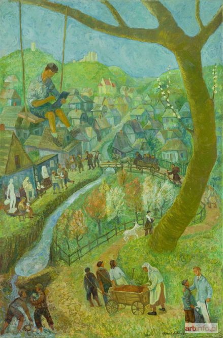 GOLDBERG Chaim | Huśtawka, 1990 r.