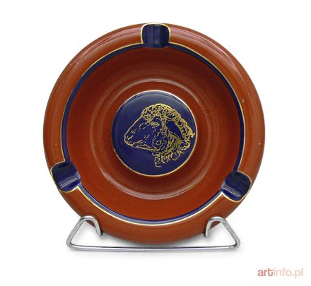 Popielniczka, Królewska Manufaktura Majoliki w Kadynach, l. 1937–1944