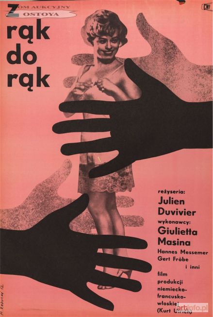 RADUCKI Maciej | Plakat do filmu Z RĄK DO RĄK, 1962