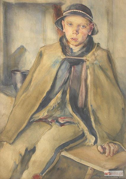 AUGUSTYNOWICZ Aleksander | Portret młodego górala, 1914-1921