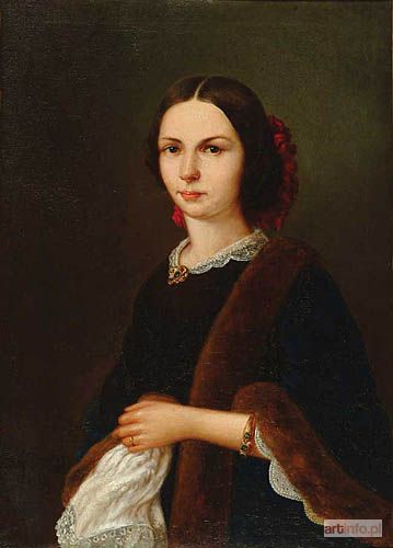 ROTHKüHL Rudolf | PORTRET DAMY, 1859