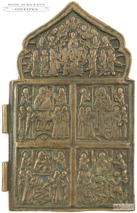 IKONA, SKRZYDŁO POLIPTYKU, Rosja, XIX w.