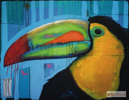 BREWKA Wojciech | Toucan,  z cyklu portrety zwierząt, 2014