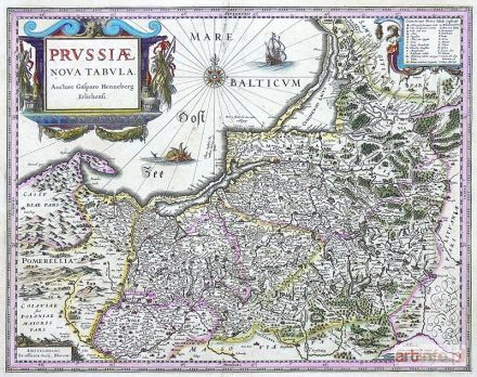 BLAEU Willem Guilielmus Janszoon | Prussiae nova tabula.