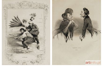 DAUMIER Honoré | Para litografii