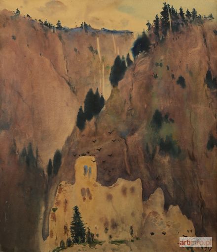 FAŁAT Julian | Pejzaż górski (Czorsztyn), 1913 r.