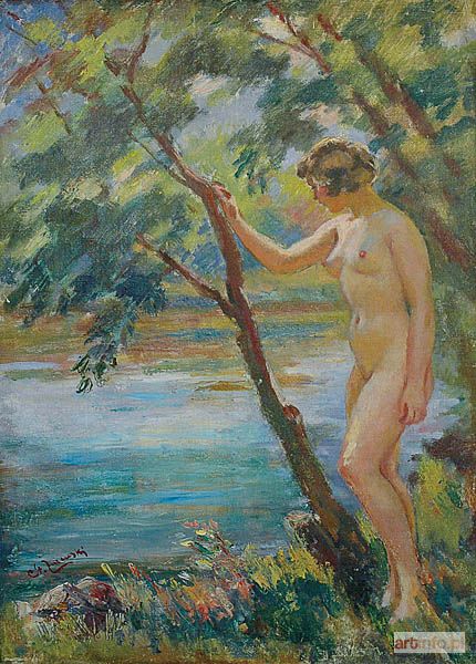 ŻURAWSKI Stanisław | Akt nad wodą