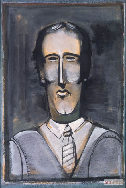 PRZYBYLSKI Janusz | Portret en face, 1980