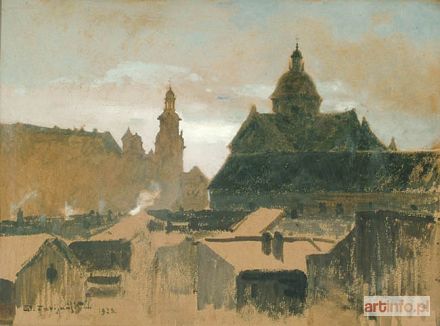 FABIJAŃSKI Stanisław Ignacy Poraj | WIDOK NA WAWEL, 1923