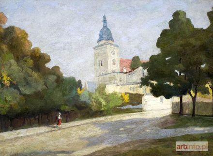 KARYŁOWSKI Andrzej Bronisław | PEJZAŻ MIEJSKI Z KOŚCIOŁEM, 1927