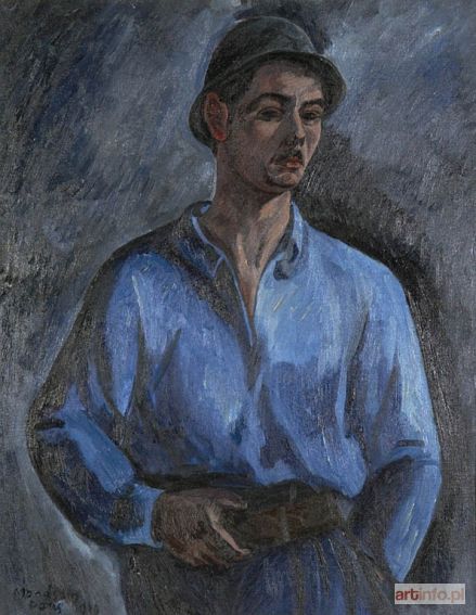 MONDZAIN Szymon (Simon, Szmaj) | HOMME EN BLEU, 1919