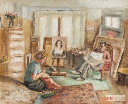 WEINBAUM Abraham | Atelier artysty, 1931 r.