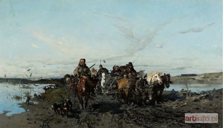 BRANDT Józef | TABOR MYŚLIWSKI W PODRÓŻY, 1871