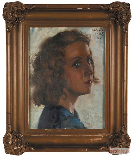 KURYATTO Czesław | Portret dziewczynki, 1948 r.