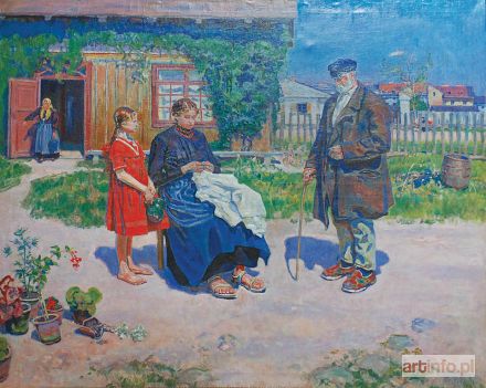 PILLATI Gustaw | Scena rodzajowa, ok. 1910