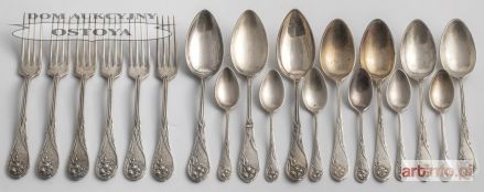 SZTUĆCE WZÓR IRYS (SECESJA), Polska, Warszawa, Fraget, ok. 1920