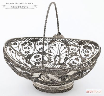 KOSZYK FILIGRANOWY, Polska, ok. 1830