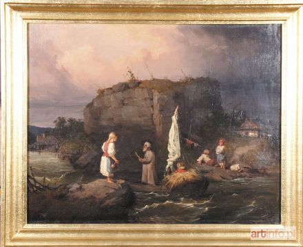 SZERMENTOWSKI Józef | Przeprawa, 1856 r.