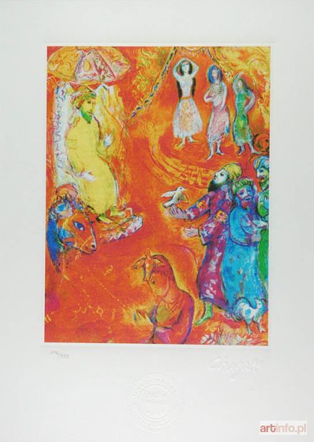 CHAGALL Marc | Scena z cyklu Noce Arabskie II