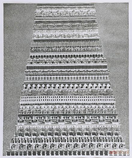 OPAŁKA Roman | Wieża Babel, 1968