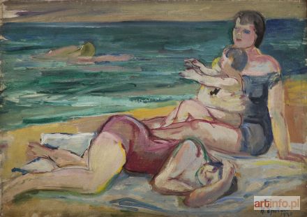 EPSTEIN Henryk (Chaim) | Na plaży, 1930 r.