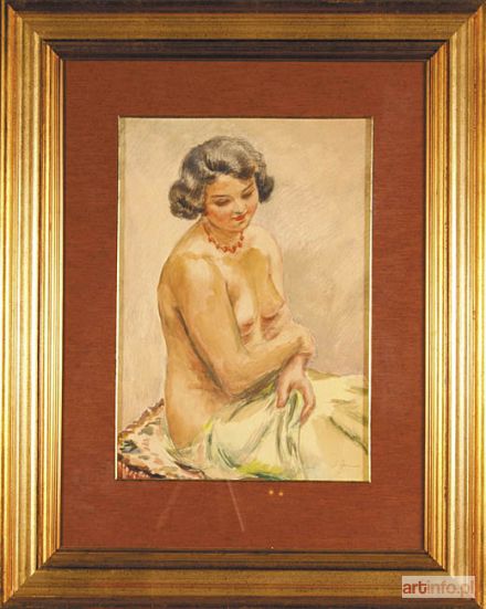 ŻURAWSKI Stanisław | Półakt siedzącej