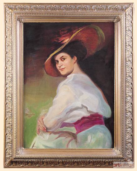 ATTESLANDER Zofia | PORTRET DAMY, 1915