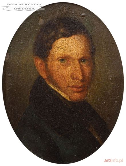 MALARZ nierozpoznany | PORTRET MĘŻCZYZNY, ok. 1850