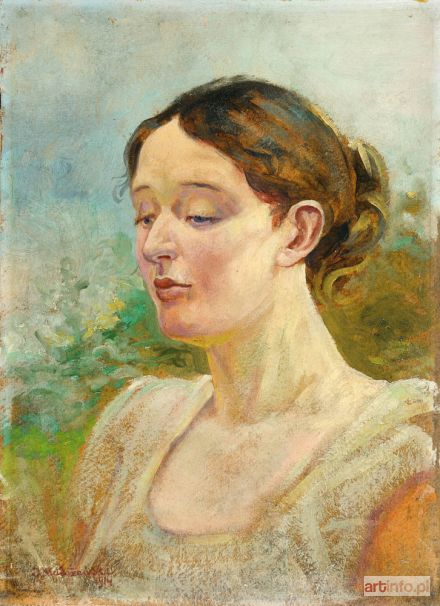 MALCZEWSKI Jacek | PORTRET MŁODEJ KOBIETY, 1914