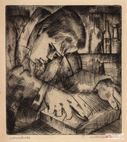 WANIEK Eugeniusz | Drzeworytnik (A. Majcher), 1935