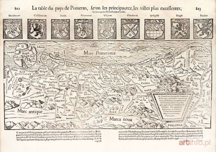 ARTOPAEUS [BECKER] Petrus | La table du pays de Pomeran, selon les principautez...