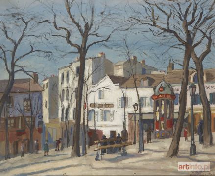 WENBAUM Abraham | Place du Tertre, 1933