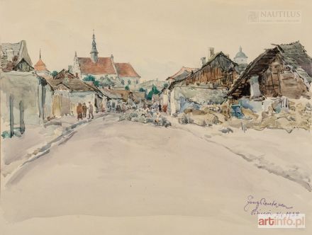 PIENIĄŻEK Józef | Widok Pińczowa I, 1938