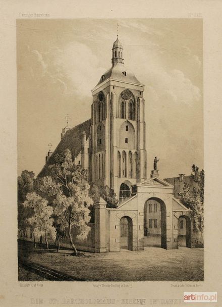 GRETH Julius Gotthard Beniamin | Die Bartholomäus Kirche in Danzig