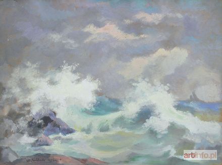 ŻABOKLICKI Wacław | Wzburzone morze, 1926 r.