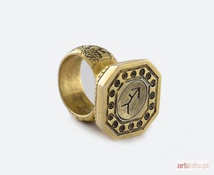 Tłok pieczętny w kształcie pierścienia, z herbem Piłsudskich