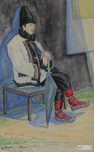 KOSSAK Karol | Hucuł z Tatarowa, 1922