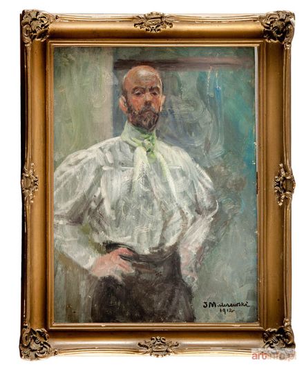 MALCZEWSKI Jacek | Autoportret w białej bluzie, 1912 r.