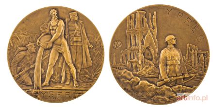 SAMUEL Charles | MEDAL, YSER 1914, YPRES 1917