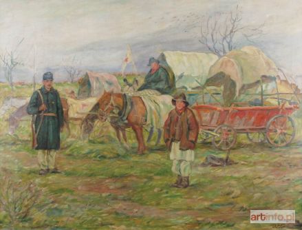 BŁOCKI Włodzimierz | Polowy punkt sanitarny wojsk austro-węgierskich, 1915